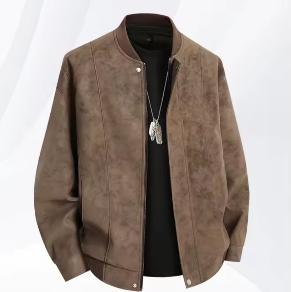 Men's Brown Leather Jacket
